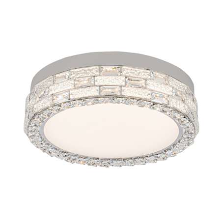 Artcraft Lighting Elegance 20" Wide Flush Mount Drum Ceiling Fixture Polished Nickel