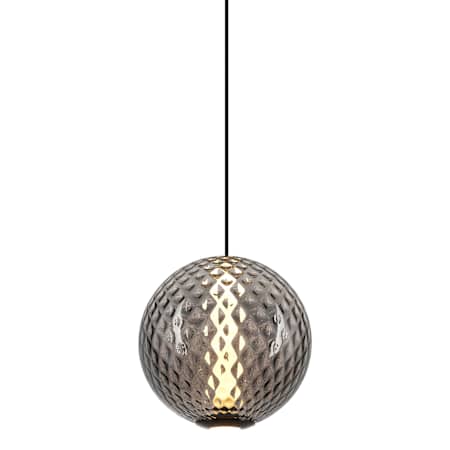Artcraft Lighting Celeste 12" Wide Pendant Gunmetal / Smoke