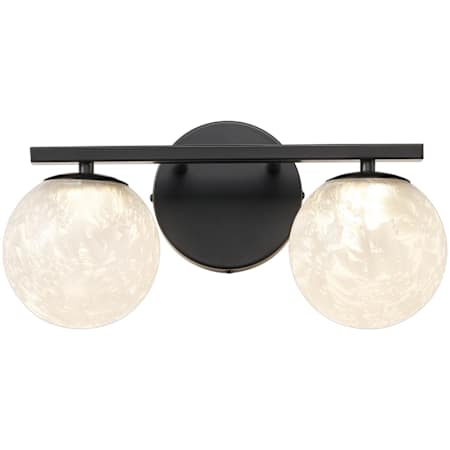 Artcraft Lighting Forma 2 Light Selectable 3000K/4000K/5000K LED Vanity Light Black