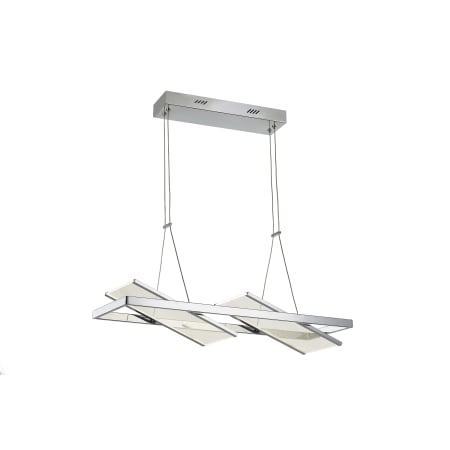 Artcraft Lighting Palo Alto 30" Wide LED Linear Chandelier Chrome