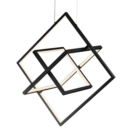 Artcraft Lighting Graymar 28" Wide LED Abstract Pendant Black