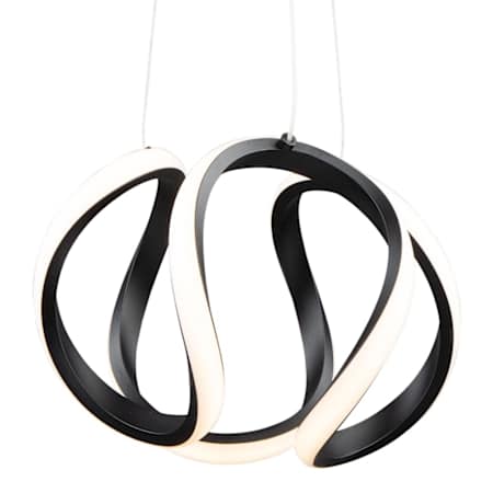 Artcraft Lighting Mira 10" Wide LED Suspension Mini Pendant Black