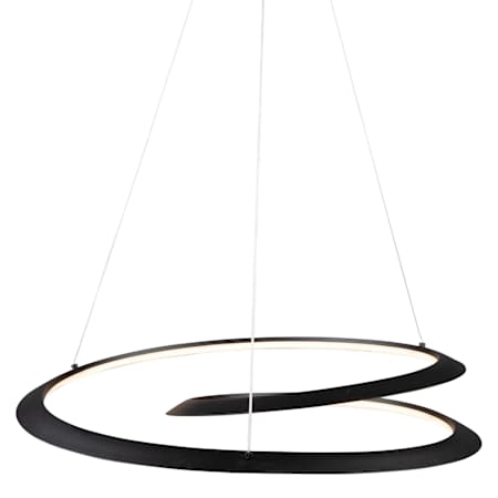 Artcraft Lighting Ara 23" Wide LED Abstract Chandelier Black