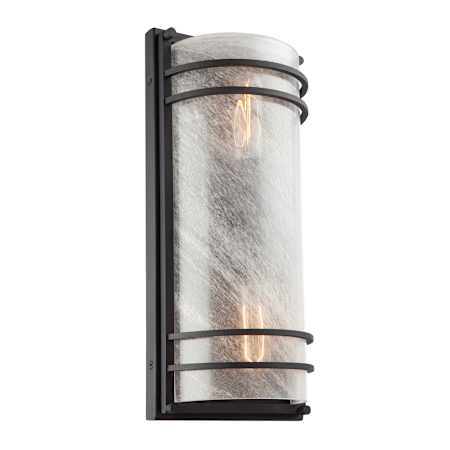 Artcraft Lighting Keswick 2 Light 17" Tall Outdoor Wall Sconce Black