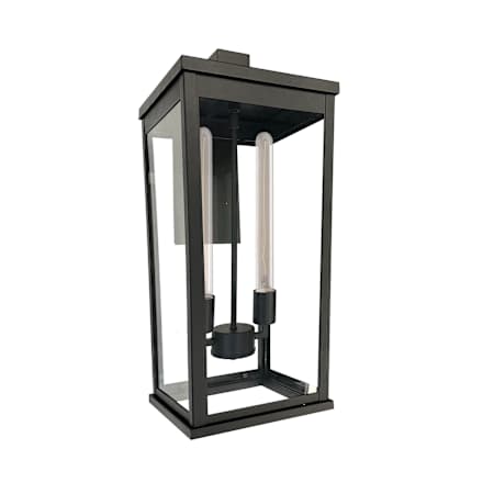 Artcraft Lighting Elmgrove 2 Light 24" Tall Outdoor Wall Sconce Black
