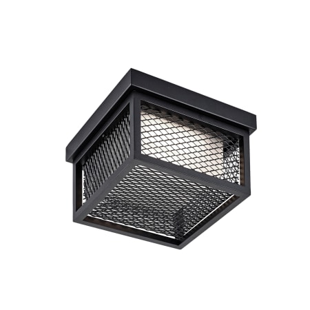 Artcraft Lighting Innovation Single Light 9" Wide Integrated 3000K LED Outdoor Flush Mount Ceiling Fixture Black