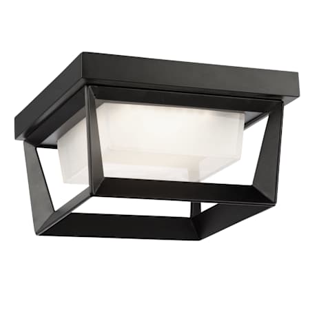 Artcraft Lighting Waterbury 10" Wide LED Flush Mount Outdoor Ceiling Fixture Black