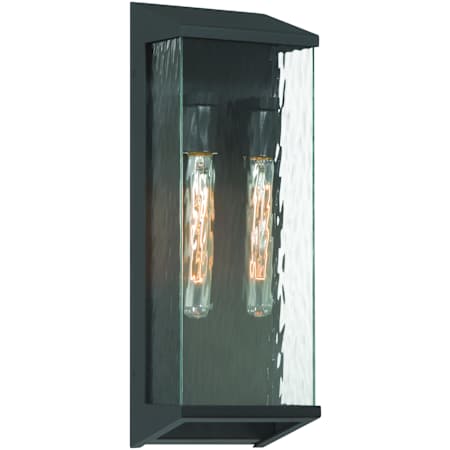 Artcraft Lighting Azure Bay 2 Light 19" Tall Outdoor Wall Sconce Black