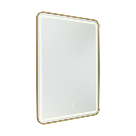 Artcraft Lighting Reflections 23-5/8"W x 31-1/2"H Bathroom Mirror with Lighting Brushed Brass