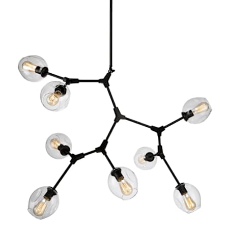 Artcraft Lighting Organic 8 Light 40" Wide Chandelier Black