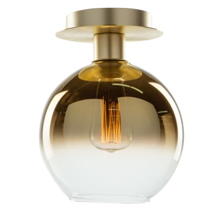 Artcraft Lighting Morning Mist 8" Wide Semi-Flush Ceiling Fixture Gold