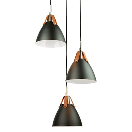 Artcraft Lighting Tote 3 Light 17" Wide Smart Multi Light Pendant Black