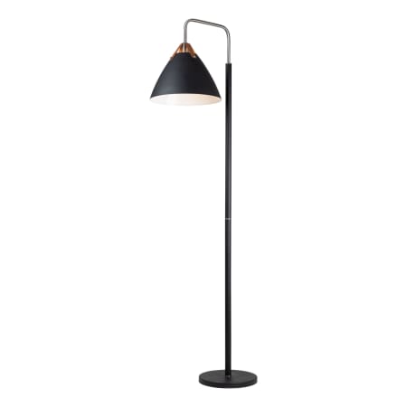 Artcraft Lighting Tote 72" Tall Buffet Floor Lamp Black / Brass