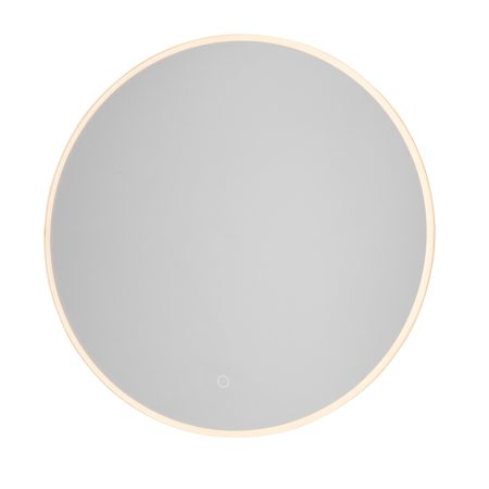 Artcraft Lighting Reflections 31-1/2" Diameter Contemporary Circular Framed Bathroom Wall Mirror with Light N/A