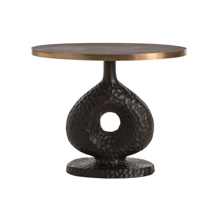 Arteriors Seth 28" Wide Metal Top End Table Antique Bronze