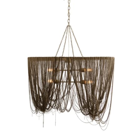 Arteriors Layla 36" Chandelier Antique Brass