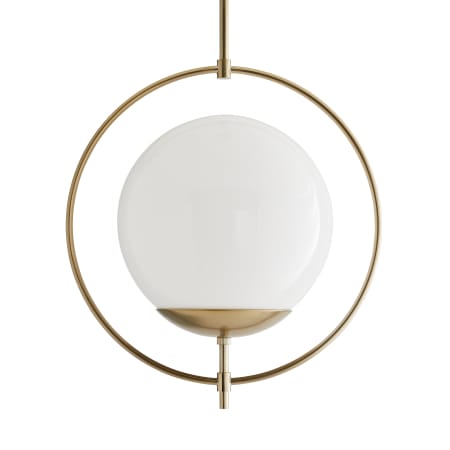 Arteriors Volta 22" Wide Pendant Pale Brass