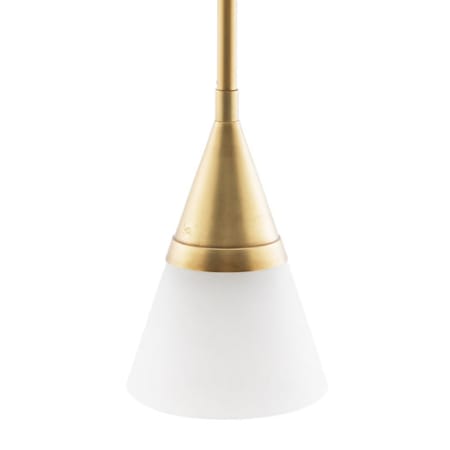 Arteriors Rai 7" Wide Commercial Mini Pendant Antique Brass