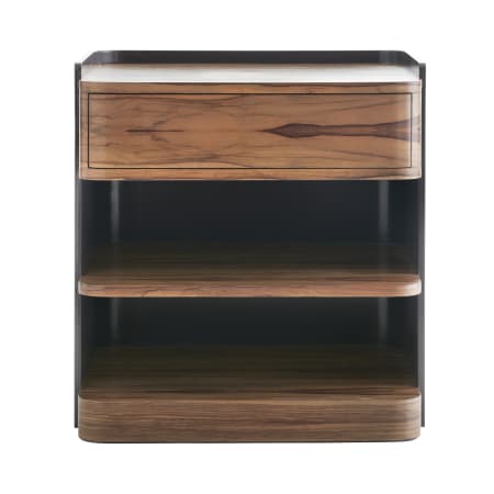 Arteriors 24" Wide Veneer Top Lacquer Side Table Chateau Gray