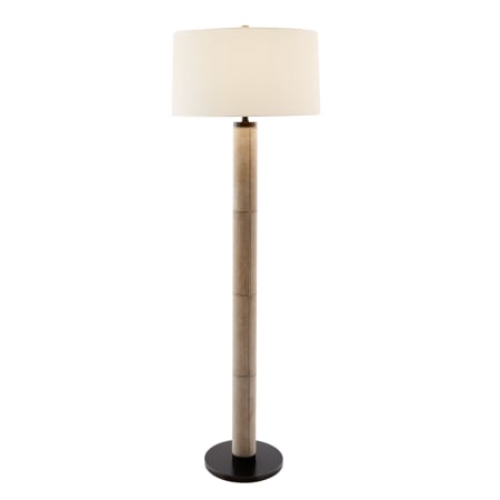 Arteriors Russel 67" Tall Torchiere Floor Lamp Bone