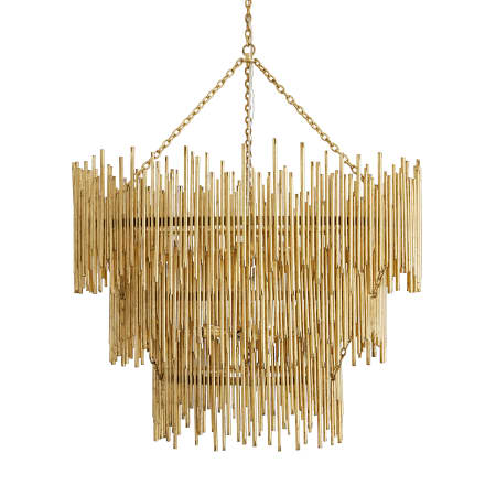 Arteriors Prescott 12 Light 35" Wide Chandelier Gold Leaf