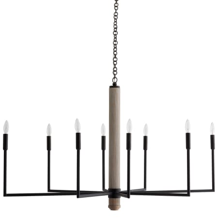 Arteriors Orlando 8 Light 48" Wide Taper Candle Chandelier Blackened Iron
