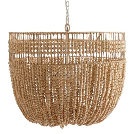 Arteriors Nina 6 Light 28" Wide Beaded Chandelier Natural