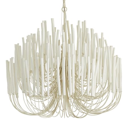 Arteriors Tilda 6 Light 36" Wide Abstract Chandelier White / Whitewash Stained