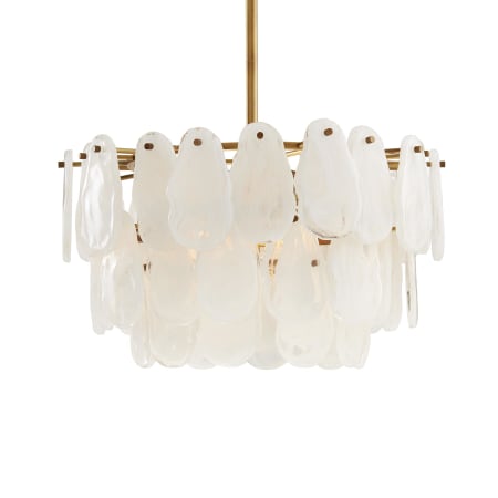 Arteriors Leon 25" Chandelier Antique Brass