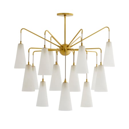 Arteriors Mika 18 Light 41" Wide Chandelier Opal Swirl