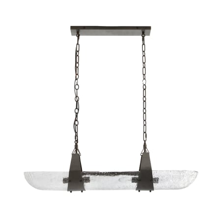 Arteriors Mykonos 4 Light 38" Wide Linear Chandelier Clear