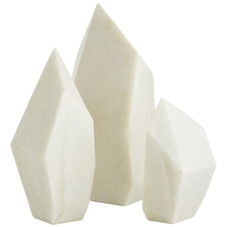 Arteriors Nerine Resin Minerals and Rocks Sculptures - Set of 3 Ivory