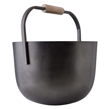 Arteriors Vermeer Aluminum Firewood Basket Blackened Aluminum