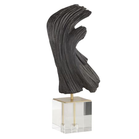Arteriors Edris Resin Abstract Sculpture Antique Brass