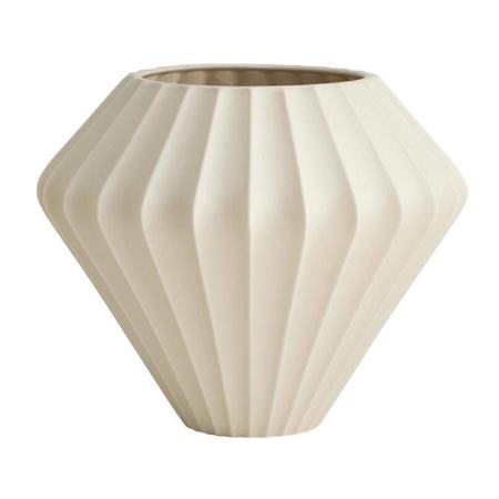 Arteriors Kaliana 14" Tall Porcelain Vase Matte Taupe