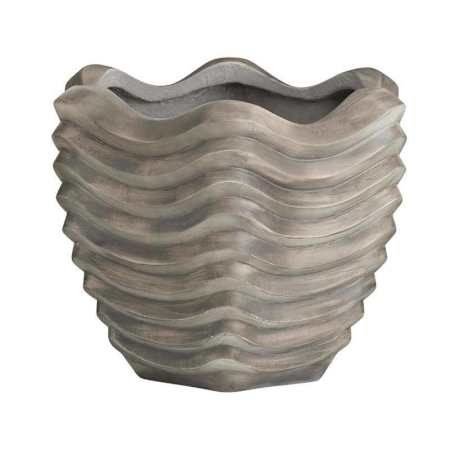 Arteriors Kapuas 20" Wide Concrete Planter Gray Stonewash