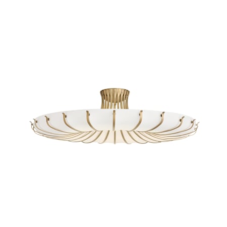 Arteriors Chambers Flush Mount 10 Light 52" Wide Semi-Flush Ceiling Fixture Ivory
