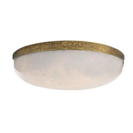 Arteriors Elara 12" Wide Flush Mount Bowl Ceiling Fixture White