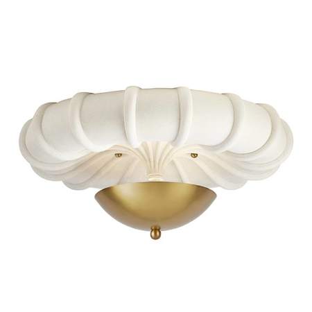 Arteriors Camella 18" Wide Flush Mount Bowl Ceiling Fixture Ivory