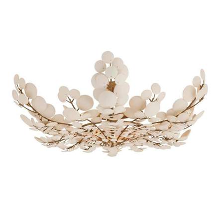 Arteriors Bilal 3 Light 38" Wide Flush Mount Ceiling Fixture Ivory