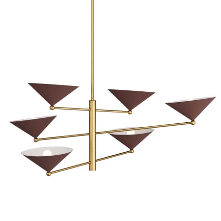 Arteriors Mcvey 6 Light 27" Wide Chandelier Antique Brass