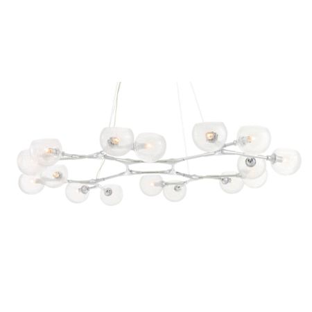 Arteriors Mahowald 16 Light 70" Wide Sputnik Chandelier Chrome