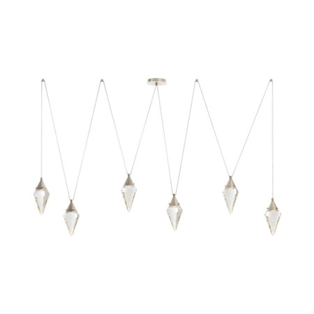 Arteriors Berkley 82" Wide Linear Crystal Chandelier Clear