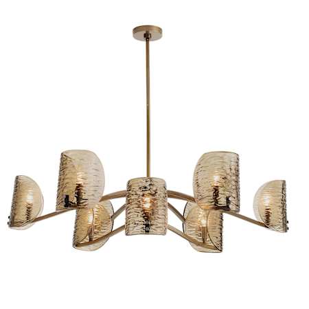Arteriors Natasha Chandelier 9 Light 43" Wide Chandelier Antique Brass