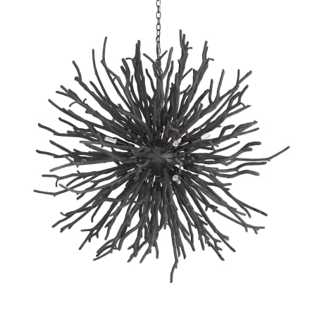 Arteriors Finch 8 Light 43" Wide Sputnik Chandelier Black