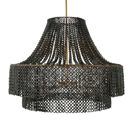 Arteriors Hannie 8 Light 46" Wide Empire Chandelier Gray Wash