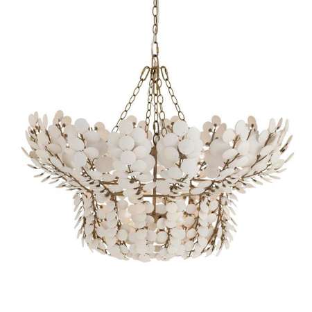 Arteriors Bilal 8 Light 40" Wide Abstract Chandelier Ivory