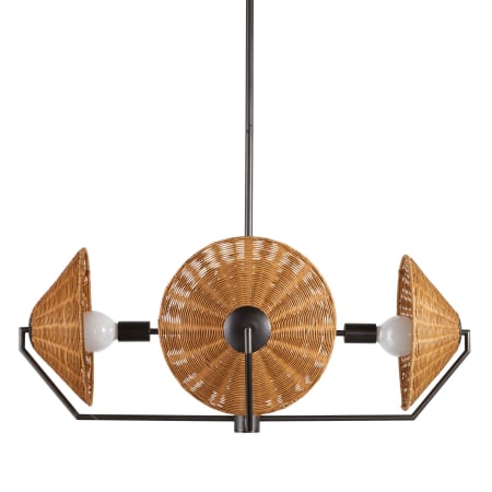 Arteriors Coleman 4 Light 34" Wide Chandelier Natural