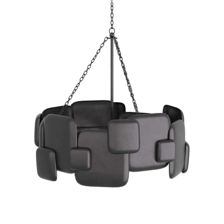 Arteriors 6 Light 29" Wide Ring Chandelier Blackened Iron