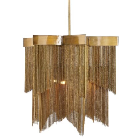 Arteriors Bridget 4 Light 28" Wide Waterfall Chandelier Vintage Brass